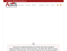Tablet Screenshot of construccionesagras.com